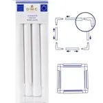 Čtvercový plastový rám DMC, 28 x 28 cm