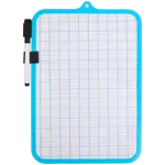 Mini bílá tabule modra