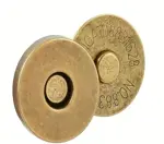 Magnetické zapínání na kabelky starozlatá