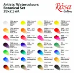 Sada akvarelových barev Rosa 28ks – Botanical