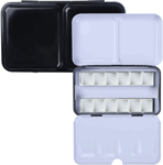 Akvarelová kazeta kovová 14ks