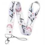 Šňůrka na krk s karabinou a poutkem, pouzdro na kartu be kind