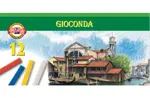 KOH-I-NOOR 8112 GIOCONDA, souprava olejových kříd tvrdých uměleckých, 12 barev