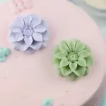 Silikonová forma květina – pro výrobu svíček nebo mýdla