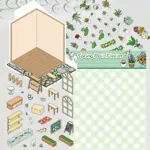 Kreativní antistresové vylepovačky – 1 scéna + 2 archy PET samolepek Spring Mail Florist