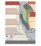 Kreativní antistresové vylepovačky – rumbox City Block Morning, 1 scéna + 2 archy PET samolepek (20 × 30 cm)