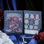 Samolepky – kreativní antistresové vylepovačky Rumbox „Vintage hrad“ – 10 scén + 10 archů PET samolepek