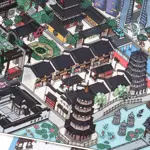 Kreativní antistresové vylepovačky – rumbox | 1 scéna + 3 PET samolepky (18 × 29.5 cm) city