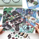 Kreativní antistresové vylepovačky – rumbox | 1 scéna + 3 PET samolepky (18 × 29.5 cm) city