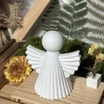 Silikonová forma na svíčku Anděl – dekorativní forma pro svíčky a mýdla (9 × 6,3 cm)