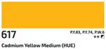 Akrylová barva Rosa Gallery 60 ml –617 cadmium yellow medium