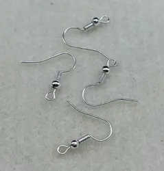 Náušnicový afroháček 20mm Světlé stříbro