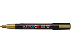 Akrylový fix Uni Posca PC-3M 0,9–1,3 mm –  25 zlata