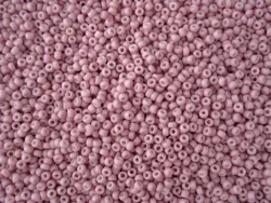 Rokajlové korálky - Round 15/0 : Opaque-Pastel-Frosted Plumeria TR-15-765