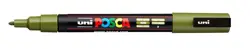 Akrylový fix Uni Posca PC-3M 0,9–1,3 mm – 07 khaki zelená