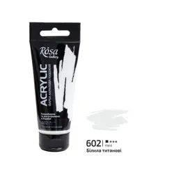 Akrylová barva Rosa Gallery 60 ml – 602 titanium white