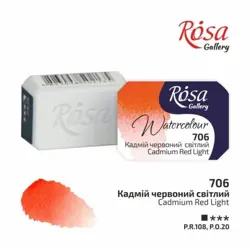 Akvarelová barva Rosa Gallery 2,5 ml – 706 cadmium red light