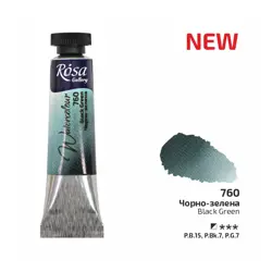 Akvarelová barva Rosa Gallery 10 ml – 760 black green