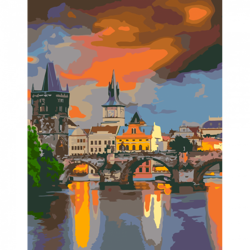 Malování podle čísel Rosa – 244 Karlův most