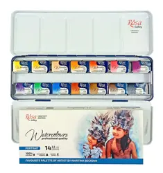 Sada akvarelových barev Rosa 14ks – Martina Becková
