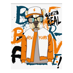 Malování podle čísel Rosa – 660 be brave