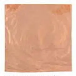 Zlaticí plátky imitace mědi 14x14cm 25ks v knížce