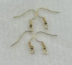 Náušnicový afroháček 20mm zlato žlute