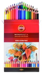Akvarelové pastelky Mondeluz 36ks v papírovém obalu