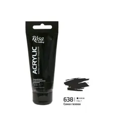 Akrylová barva Rosa Gallery 60 ml – 638 lamp black