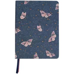 Poznámkový blok A5 motyl blue