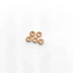 Korálky z nerezové oceli mezidíl disk 6mm rose gold