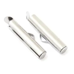 Koncovka zásuvná Stříbrná 19mm