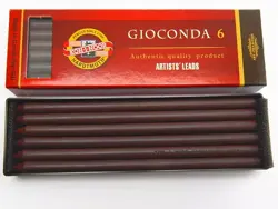 Uhel Gioconda 5,6mm 6ks sepie hnědá tmavá