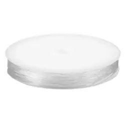 Elastická gumička na náramky – průhledná 0,4mm