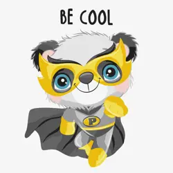 Malování podle čísel – plátno 30×30 cm Skvělá panda