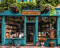  Malování podle čísel 40×50 cm – kreativní sada pro dospělé i děti  Svět knih 