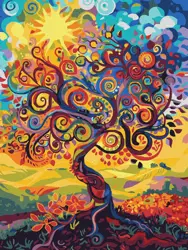 Malování podle čísel – plátno 30×40 cm Strom života