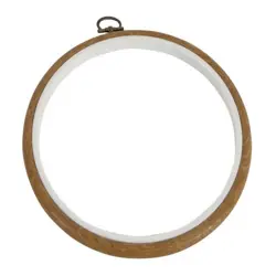 Vyšívací kroužek flexi, imitace dřeva DMC 17.5cm