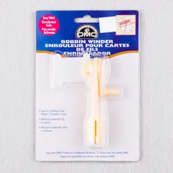 Naviják vyšívacích přízí od DMC na karty