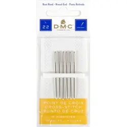 Vyšívací jehly DMC s tupou špičkou Velikost: No. 22