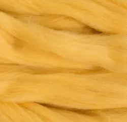 Ovčí vlna barevná 100g – tmavě žlutá 4