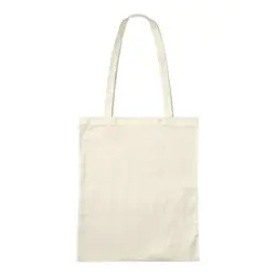 Bavlněná taška s dlouhým uchem přírodní 38x42cm