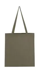 Bavlněná taška s dlouhým uchem khaki / military green 38x42cm