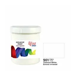 Kvašová barva Rosa 901 titanium white 100ml