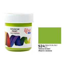 Kvašová barva Rosa 924 yellowish green 40ml 