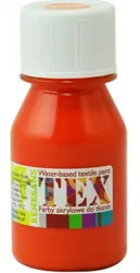 Barva akrylová na textil TEX RENESANS 50 ml  Oranžová 113