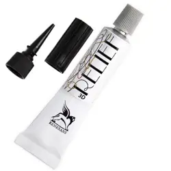 Kontura na sklo a porcelán 3D Relief 20ml Černá