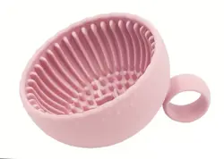 Silikonová podložka na čištění štětců Růžová