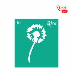 Šablona opakovatelně samolepící 9x10cm Pampeliška 10