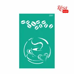 Šablona opakovatelně samolepící 13x20cm №2901 ROSA TALENT